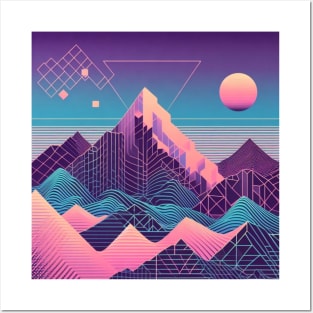 Vapor mountains Posters and Art